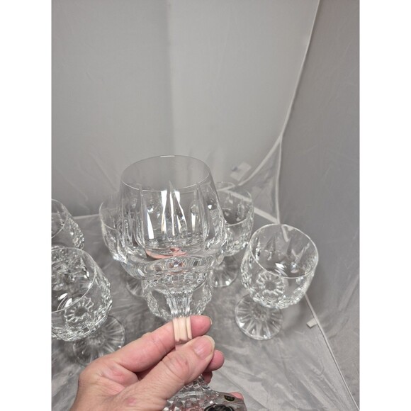 Rare 8 Tiffin Franciscan Arabelle Wine Glasses Germany Crystal - Picture 5 of 13